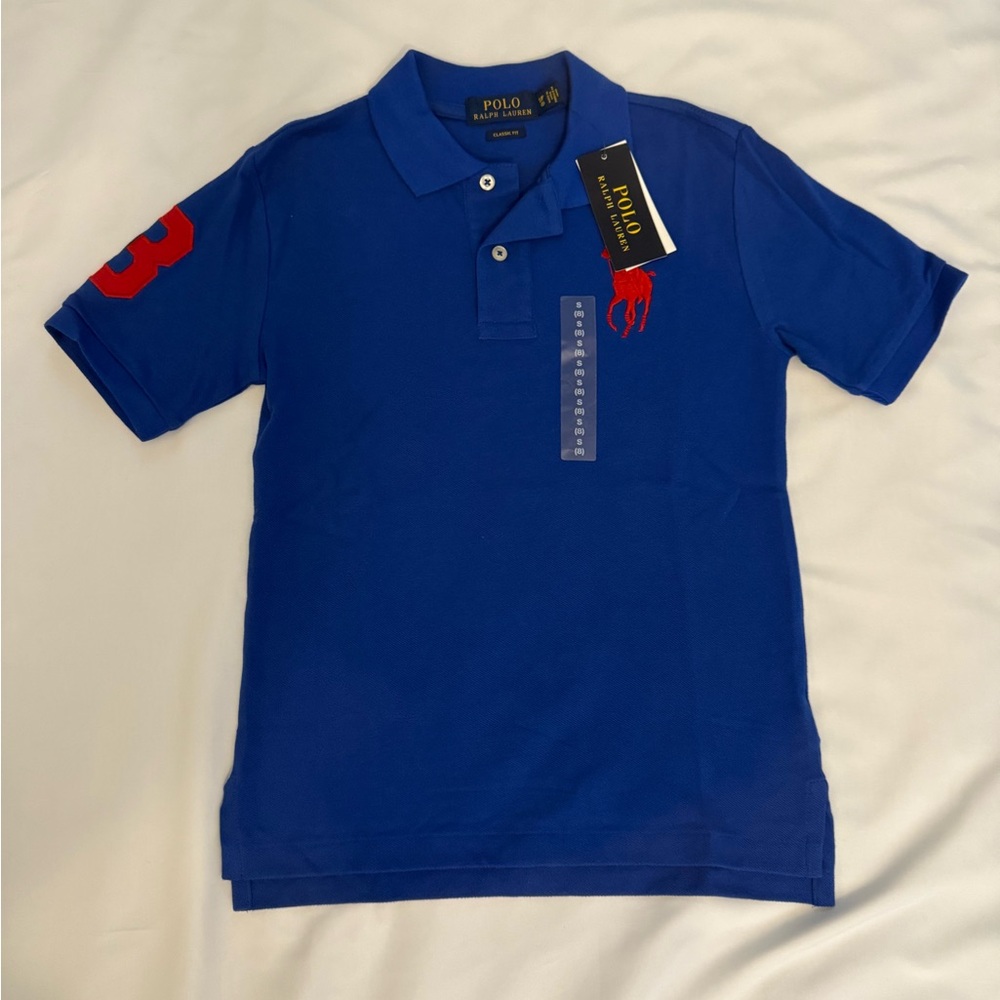 Ralph Lauren polo shirt boys size 8 NWT
